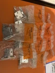Amerock BP-7629-26 Chrome Hinges Self Closing Face Mount Variable Overlay Lot. Fixed Price $49.99.