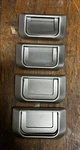Lot Of 4 Hafele 161.08.606 Brushed Nickel Drawer Pulls (6622). Fixed Price $23.75.