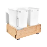 Rev-a-shelf Double 35 Qt. Maple Bottom Mount Pullout Waste CONTAINER,4WC-18DM2. Fixed Price $287.99.