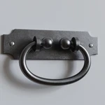 Renovators Supply Cabinet Pulls 5.25 Black Wrought Iron Ring Drawer. Fixed Price $14.99.