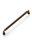 Jiasenbao 5 Pack Antique Brass Cabinet Pulls 8.8" Hole Center Knurled Drawer. Fixed Price $90.61.