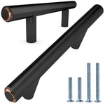 Alpine Hardware Premium Solid Euro Style Bar Handle PULL-25PACK 3 Hole Ce.... Fixed Price $76.62.
