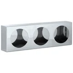 Buyers Triple Round Stainless Steel Light Cabinet. Fixed Price $127.88.