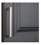 Gliderite Lot Of 30 21683-128-SN-1 Solid Square Cabinet Pulls 5" Satin Nickel. Fixed Price $50.00.