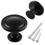 Kalolary Black Cabinet Knobs, 60 Pack 1-1/4 Inch Kitchen Drawer Round S.... Fixed Price $40.49.