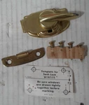 Amerock BP-7045-3 Cabinet Drawer Furniture Window Spring Action Sash Lock. Fixed Price $20.00.
