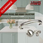 Clearance Sun Style Pull Handle Or Knob *brushed Nickel* Kitchen Bath Cabinet. Fixed Price $51.40.