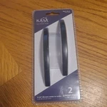 3-3/4" Center-to-center Arch Matte Black Kasaware 2 Cabinet Pulls Brand New. Fixed Price $15.99.