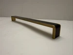 Sietto P-2000-12-MB-SB Cabinet Pull, 12" Matte Black/satin Brass. Fixed Price $45.00.
