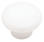 (10 Pack) 1-3/8" Crisp White Round Abs Plastic Knobs. Fixed Price $11.69.