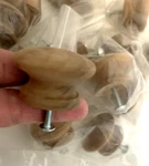 Buy 4-20 Knobs Cabinet Cupboard Dresser Drawer Pull Wooden Screw Set Of 6. Fixed Price $12.75.
