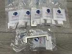 Lot Of 6 Hickory HH075327-SS Skylight 3-3/4" Square Handle/pull- Stainless Steel. Fixed Price $49.99.