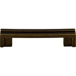 Flat Rail 3 1/2" Center To Cabinet Bar Pull German Bronze - Hardware. Fixed Price $11.70.