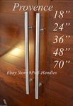 Entry Door Round Handle Entrance Front Building Pulls Modern Satin Nickel. Fixed Price $170.00.