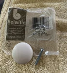 14 Vintage White Porcelain Drawer Knobs Round Ceramic Pulls Cabinet W/screws Nos. Fixed Price $25.00.