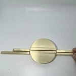 Modern Brushed Gold Metal Bar Pull Handle For Cabinets Drawer Hardware. Fixed Price $6.99.