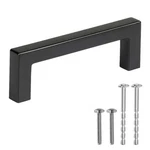 Ilyapa 25 Pack Modern Black 3-1/3 Inch Square Cabinet Pulls Kitchen. Fixed Price $39.19.