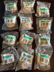 Cabinet Knobs 1.5" Natural Wood Mushroom Lot X12PKS Laurey 33401. Fixed Price $22.99.