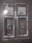 Pack 4 Handles Ikea Tyda Stainless Steel, 5 1/16" 128MM New 701.169.31. Fixed Price $24.00.