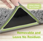 Rabenda 12 Pcs Grippers For Rugs, Non Slip Pads Hardwood Floors - New. Fixed Price $11.99.