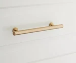 Signature Hardware - 10" Diehl Adjustable Round Brass Drawer Pull Satin. Fixed Price $25.35.