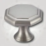 Allen Roth Satin Nickel Hex Cabinet Knob 1-3/16 Contemporary Zinc Hardware. Fixed Price $5.99.