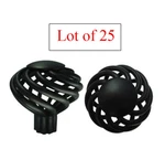 25 Matte Black Birdcage Kitchen Bathroom Cabinet Knob 1 3/8" Pull House Guard. Fixed Price $42.99.