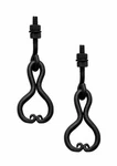 Renovators Supply Manufacturing Black Wrought Iron Cabinet Pulls 2.75" Un. Fixed Price $72.97.