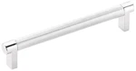 Emtek 84055.REC.KN Knurled 6" Center To Bar Cabinet Pull - Polished. Fixed Price $35.20.