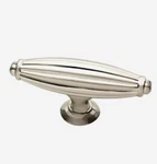 New! Brainerd P33782W-SN-CP Fluted Satin Nickel 2.5" Knob Hardware Pull. Fixed Price $5.49.