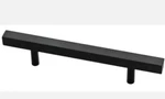 Liberty Square Cabinet Bar Pull Handle Center-to-center 3-3/4" Matte Black LOT10. Fixed Price $40.00.