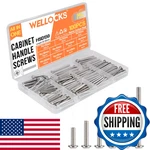 Wellocks Cabinet Pulls Knobs Screws M4 25-50MM 100 Pcs Assortment Machine. Fixed Price $16.04.
