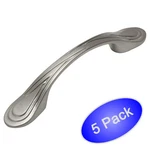 *5 Pack* Cosmas Cabinet Hardware Satin Nickel Handle Pulls #9433SN. Fixed Price $10.56.