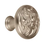 Alno A3651-14-SN Ornate 1/4" Knob Satin Nickel. Fixed Price $21.56.