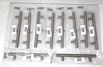 Lot Of 10 Berenson 9402-2BPN-P 5 Inch C2C T-bar Drawer Pull Brushed Nickel. Fixed Price $24.64.