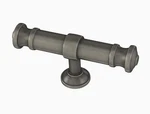 (5 Pack) 3 Inch Classic Button Knob Heirloom Silver. Fixed Price $34.49.