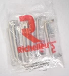 Lot Of 10 Richelieu 4" Center Wire Pulls Brushed Nickel Finish BP33206195. Fixed Price $18.74.