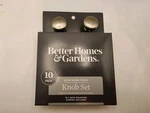 Set (satin Nickel Finish) Pack Of 10 Better Homes & Gardens New. Fixed Price $8.99.