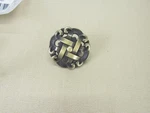 6X Antique Liberty Weave Pattern Round Knob Drawer Brass 1-1/2" P77200H-AB-C7. Fixed Price $19.99.