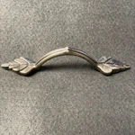 (5 Pack) 3 Inch Windsor Leaf Pull Antique Pewter. Fixed Price $37.62.