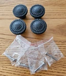 Lot Of 4 P3061-WOA Windover 3/8" Cabinet Knobs Pulls Hickory Mountain Lodge. Fixed Price $12.99.