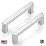 Probrico 25 Pack 4" Brushed Nickel Square Cabinet Pulls Handles Kitchen Drawer. Fixed Price $74.76.