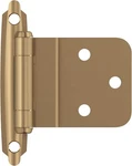 Amerock BPR3428CZ Cabinet Hinge 3/8 Inch (10MM) Inset Self Closing. Fixed Price $17.99.