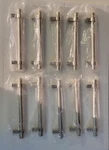 Lot Of 10 Liberty 5-1/16" Satin Nickel Cabinet Drawer Pulls GE79 Heavy Bar. Fixed Price $25.00.