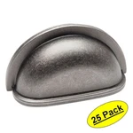 *25 Pack* Cosmas Cabinet Hardware Weathered Nickel Handle Cup Pulls #4310WN. Fixed Price $59.39.