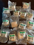 Cabinet Knobs 1.5" Natural Wood Square Lot X14PKS Laurey 32301. Fixed Price $29.99.