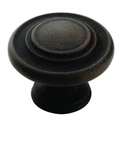 10 Amerock Inspirations 3-RING 1-1/4" BP1586-ART Antique Rust Cabinet Knob. Fixed Price $37.95.