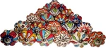 Ceramic Knobs Painted Cabinets Drawer Door Handles Pumpkin Shape Pack Of 25. Fixed Price $26.99.