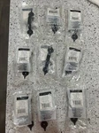 (9) Matte Textured Black Arch Handle Drawer Pulls New Sealed In Bag. Fixed Price $17.50.
