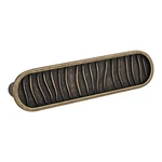 Flat Oblong Shape Kitchen Cabinet Cup Pull Handle 3" Center Weathere. Fixed Price $14.95.